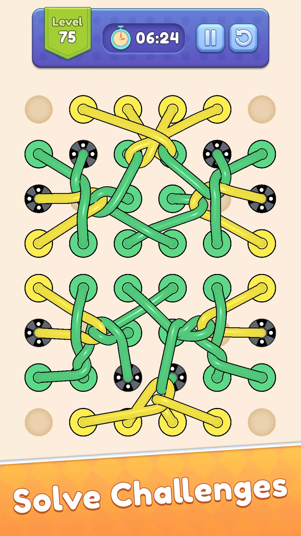 Tangle Out: Rope Puzzle Ekran Görüntüsü 1