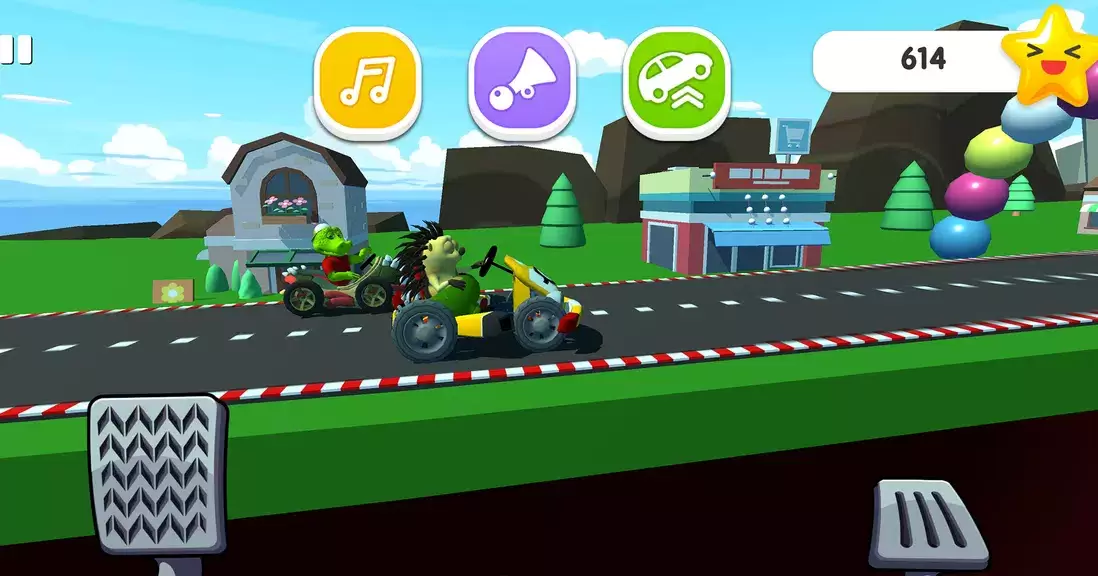 Fun Kids Cars Racing Game 2 Tangkapan skrin 0