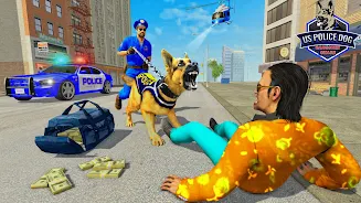 US Police Dog Crime Chase Game ภาพหน้าจอ 1