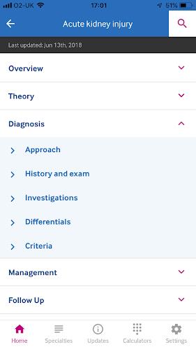 BMJ Best Practice Zrzut ekranu 2