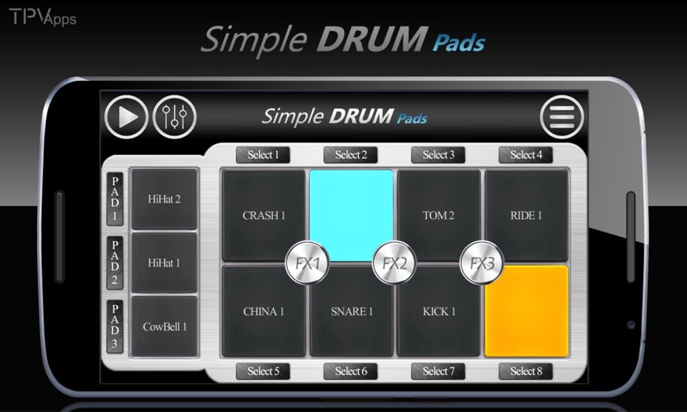 Simple Drums Rock ภาพหน้าจอ 1