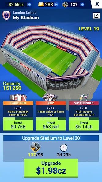 Idle Eleven - Soccer tycoon Mod Schermafbeelding 2