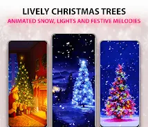 Christmas Tree Live Wallpaper ဖန်သားပြင်ဓာတ်ပုံ 0