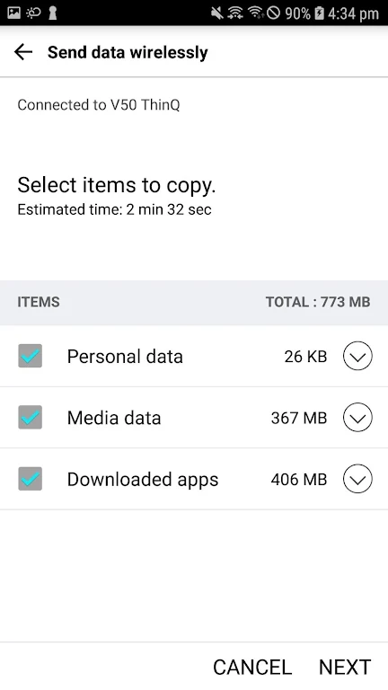 LG Mobile Switch (will closed) Ekran Görüntüsü 2