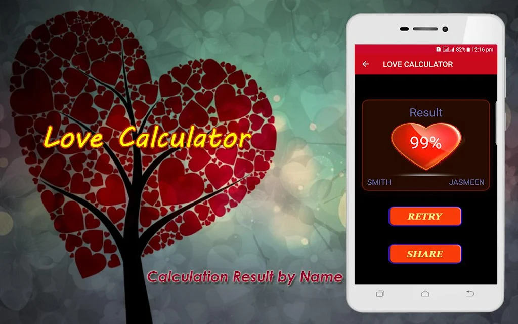 True Love Calculator Tangkapan skrin 3