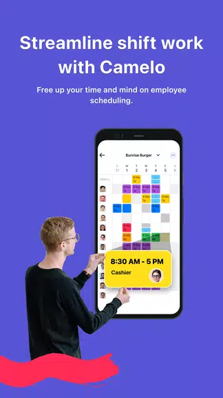 Camelo: Work Schedule Maker স্ক্রিনশট 0