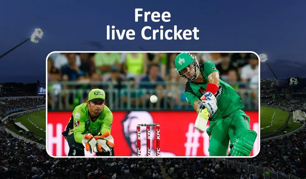 Live Cricket TV HD - Live Cricket Matches Captura de tela 2