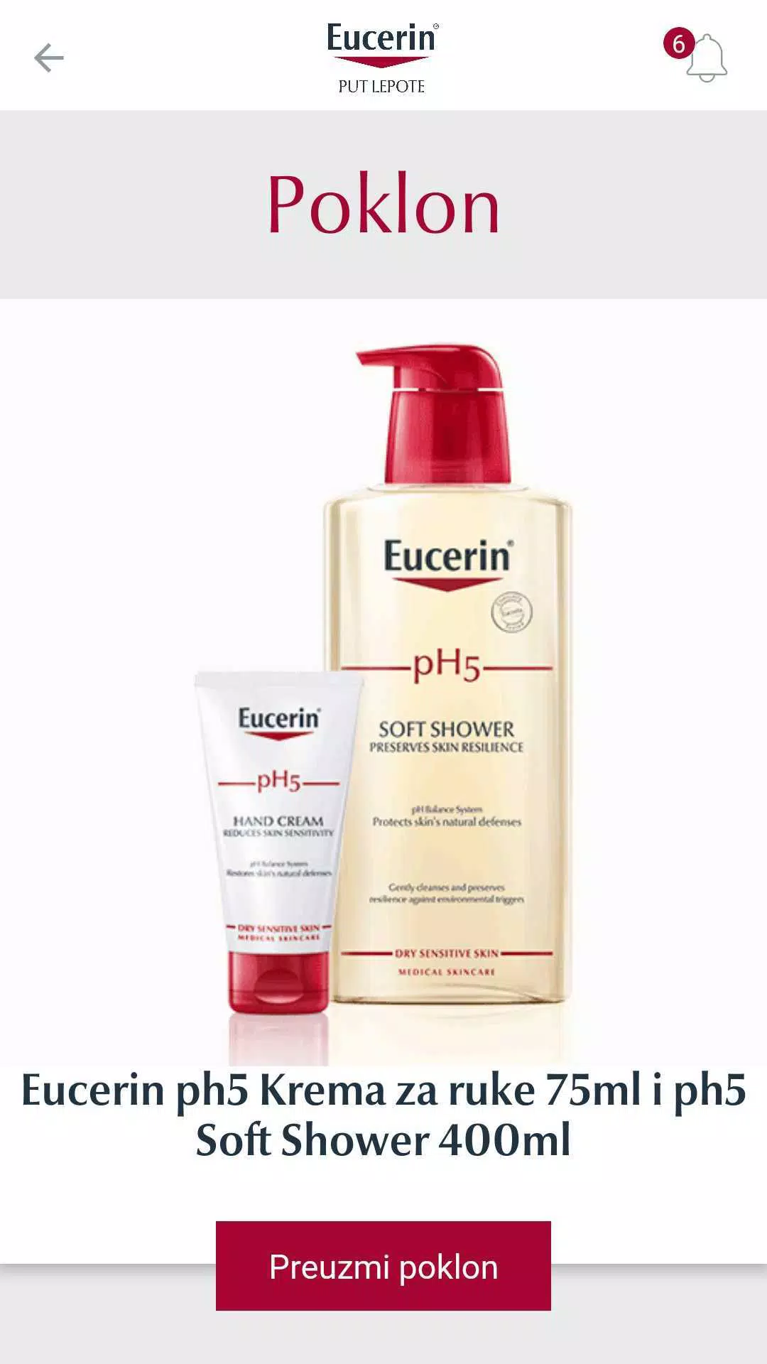 Schermata Eucerin® put lepote 1