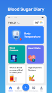 Blood Sugar Diary ဖန်သားပြင်ဓာတ်ပုံ 0