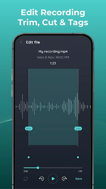 Voice Effect & Audios Recorder Captura de pantalla 1