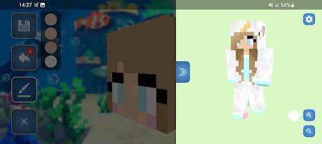 Skin Editor 3D for Minecraft Tangkapan skrin 2