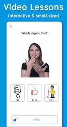 Sign Language ASL Pocket Sign ဖန်သားပြင်ဓာတ်ပုံ 1