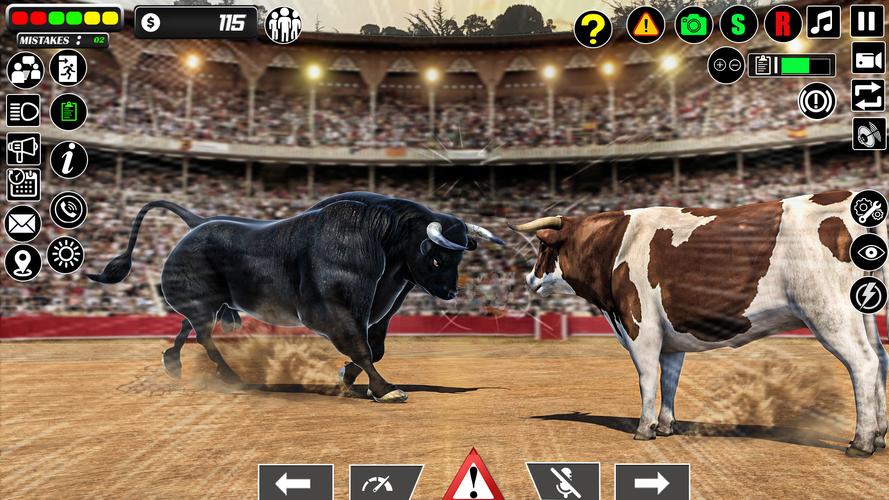 Wild Battle Craft: Bull Fight ဖန်သားပြင်ဓာတ်ပုံ 1