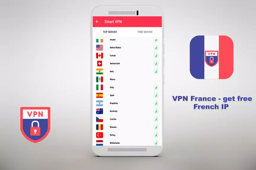 VPN Free - get free French IP Security  ⭐️⭐️⭐️⭐️⭐️應用截圖第1張