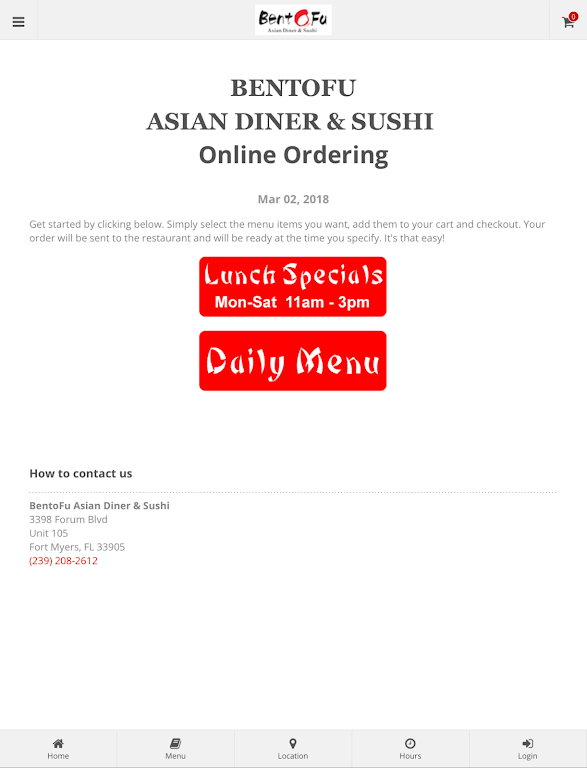 BentoFu Asian Diner & Sushi スクリーンショット 3