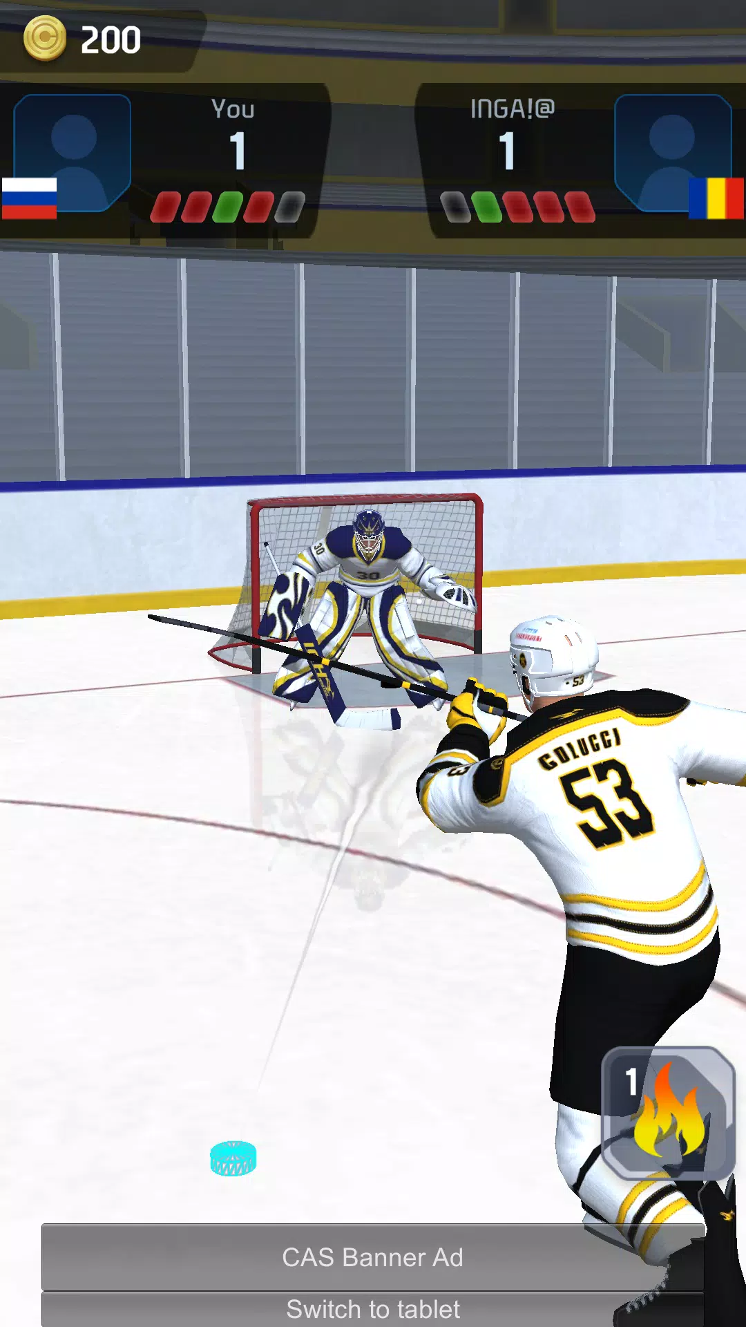 Hockey Game Stars 3D Ảnh chụp màn hình 3