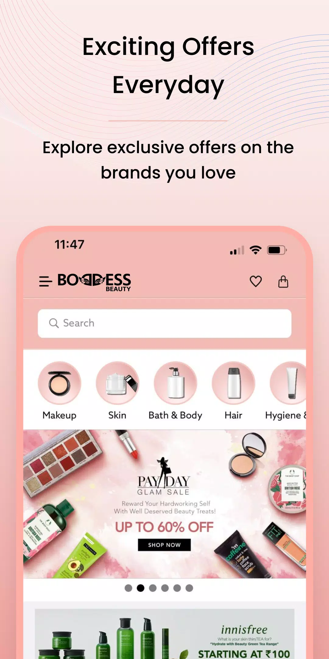 Boddess: Beauty Shopping App Capture d'écran 1