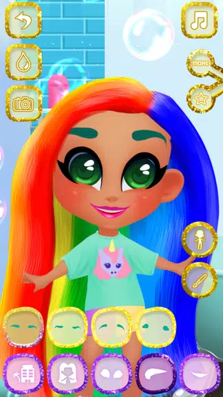 Candy Hair Salon - Doll Games Tangkapan skrin 1