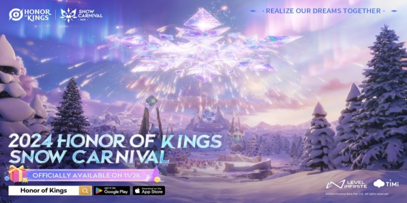 Honor of Kings is set for the winter with the Snow Carnival event which is full of campaigns and rewards