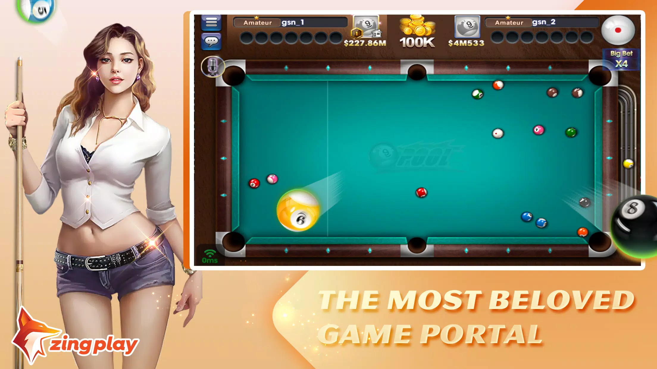 ZingPlay Games: Pool & Casual Screenshot 2