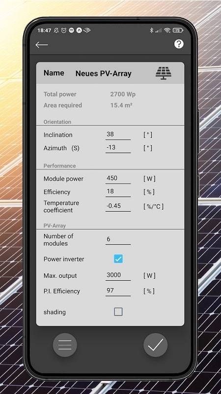 PV Calculator Premium 스크린샷 0