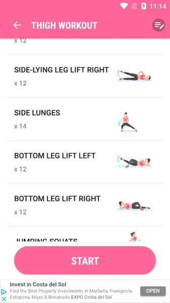 Female Fitness - Women Workout Screenshot 2