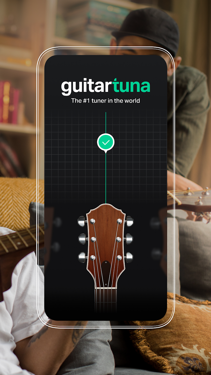 GuitarTuna ギター、ウクレレ、ベース等用チューナー スクリーンショット 1