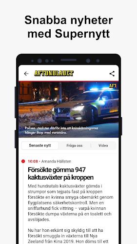 Aftonbladet Nyheter Zrzut ekranu 3