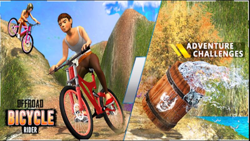 Offroad Bicycle Bmx Stunt Game Captura de pantalla 1