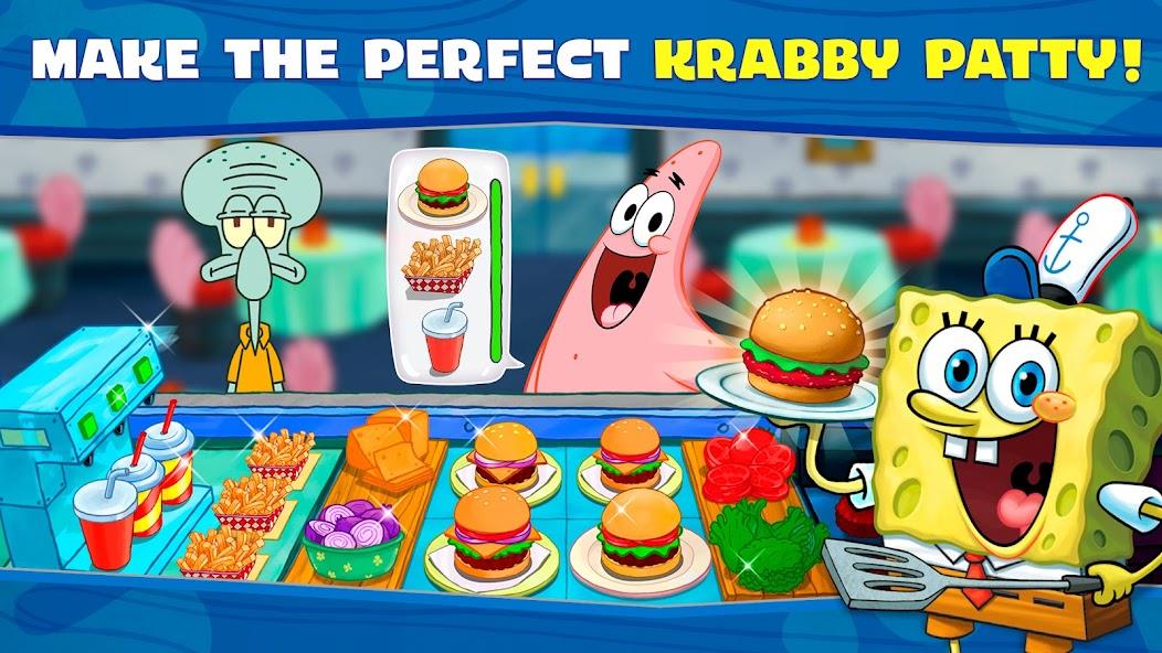 SpongeBob: Krusty Cook-Off Mod ဖန်သားပြင်ဓာတ်ပုံ 1