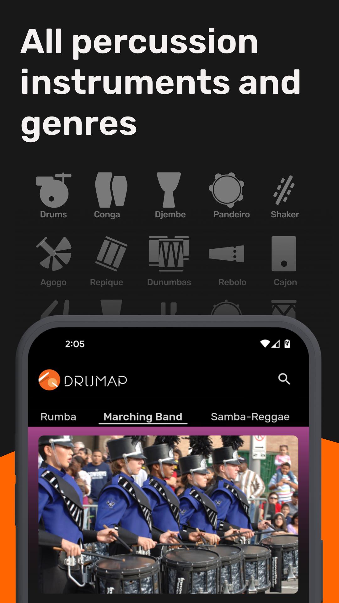 Drumap. The World of Rhythm Ảnh chụp màn hình 1