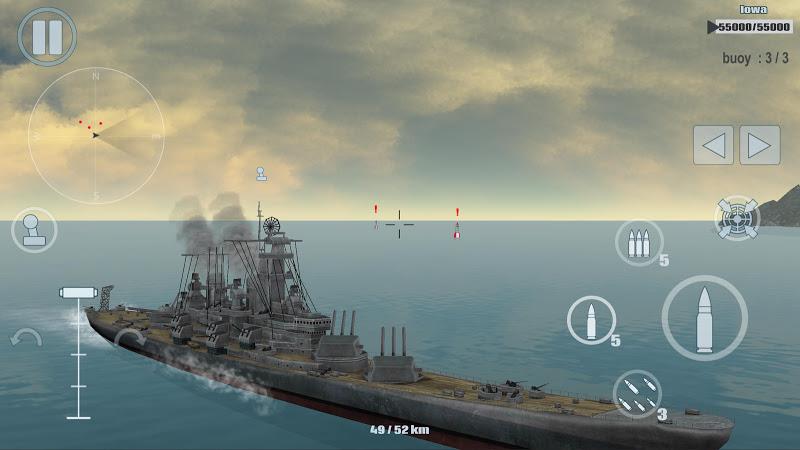 Warship War :Navy Fleet Combat Capture d'écran 3