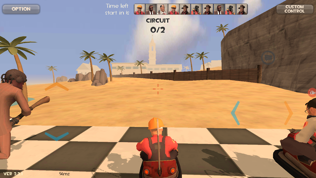 Team Kart Fortress TF2 Mobile Tangkapan skrin 0