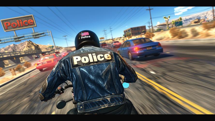 Police Bike Pursuit Highway Screenshot 3