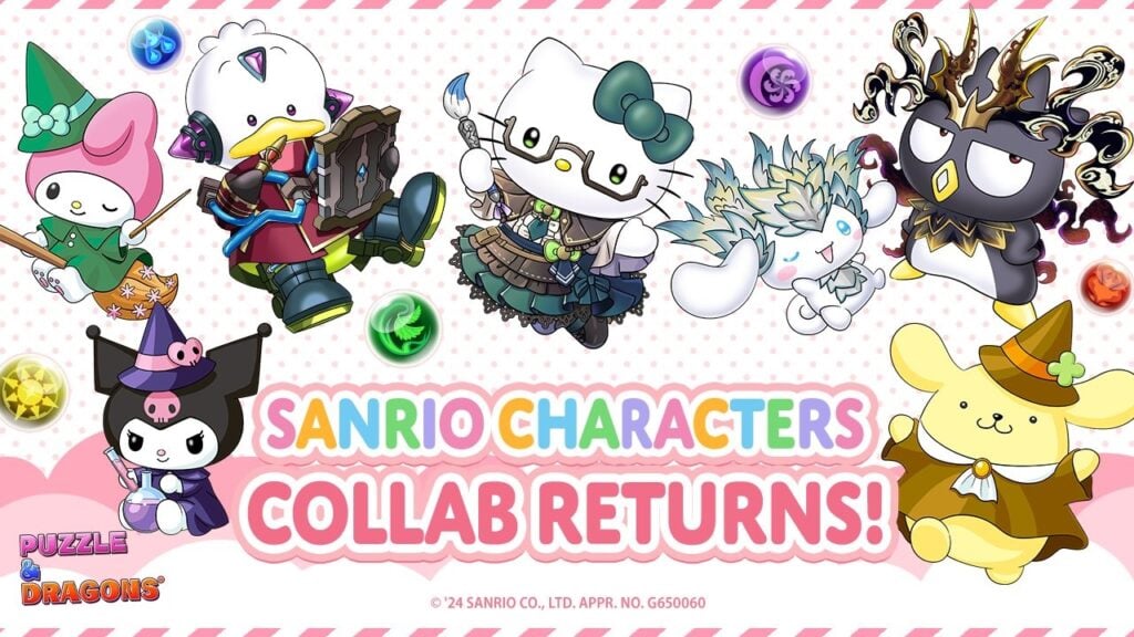 ตัวละคร Sanrio ร่วมมือกับ Puzzle & Dragons