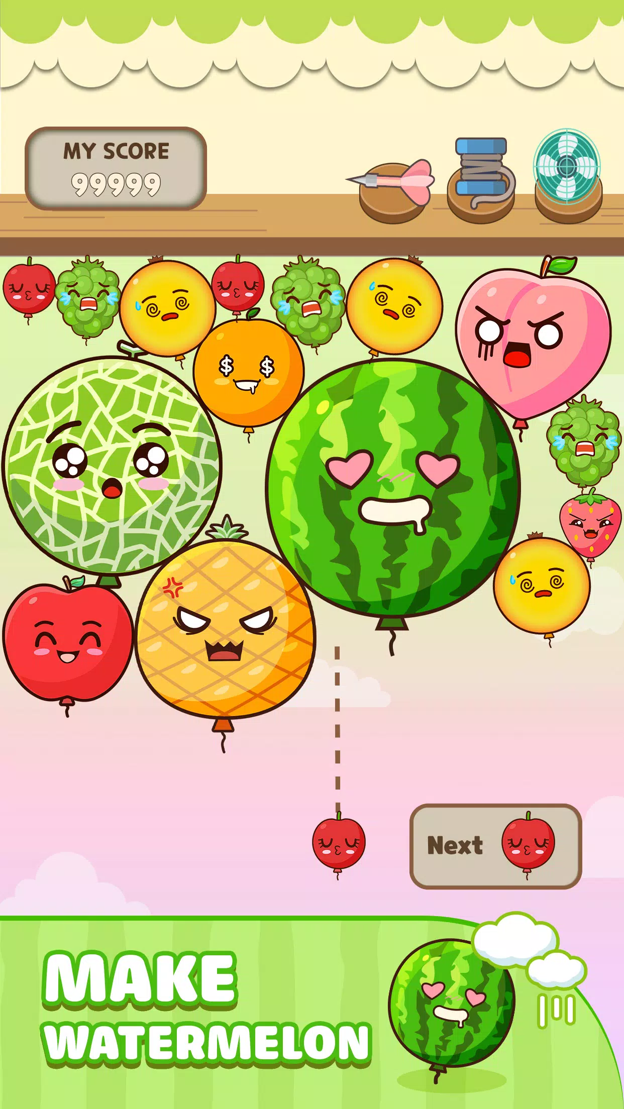 Melon Balloon: Fruit Merge應用截圖第2張