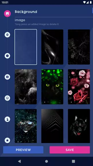 Black Live Wallpaper Dark Mode Zrzut ekranu 0