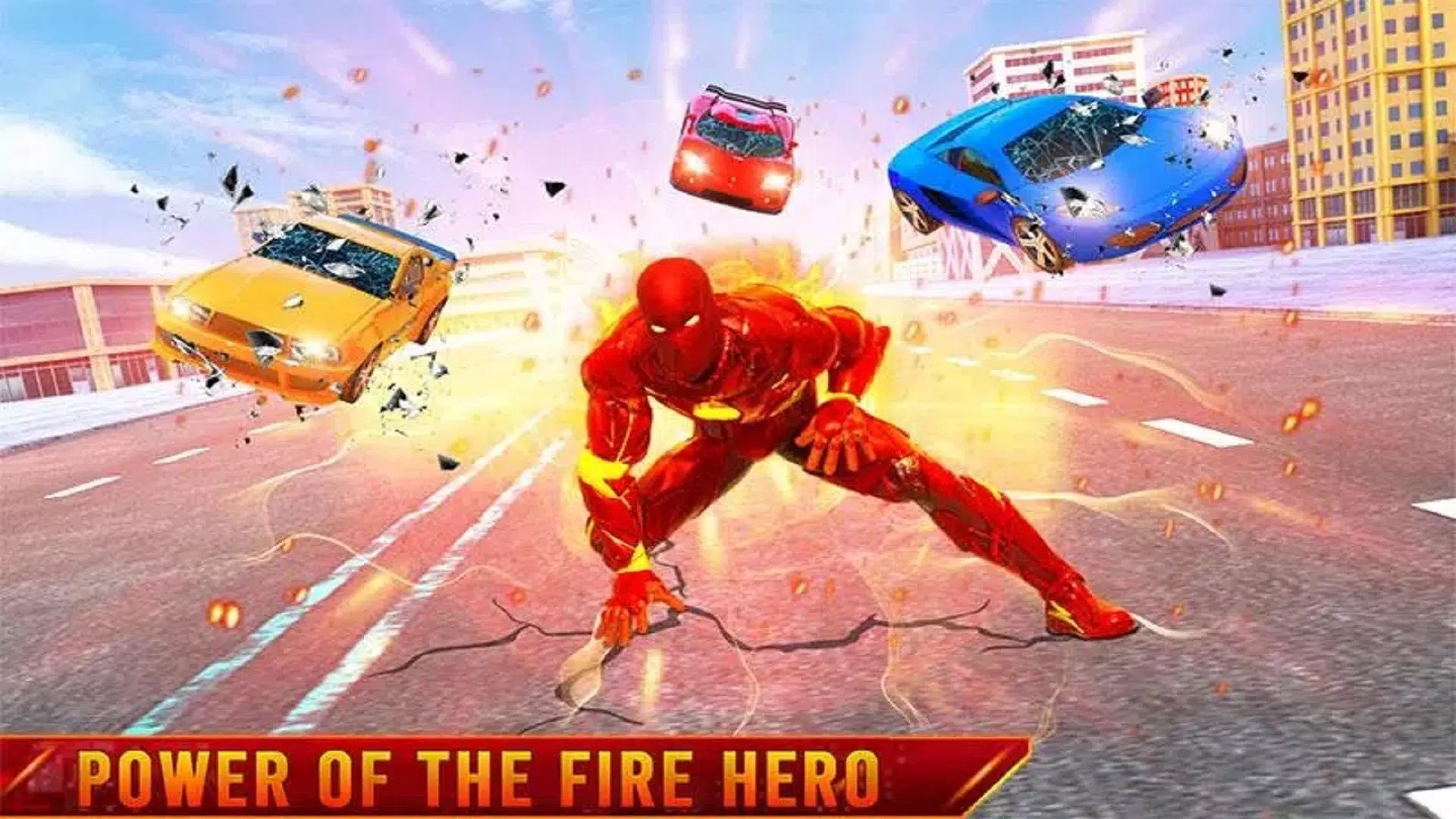 Fire Hero Robot Transform Game ภาพหน้าจอ 2