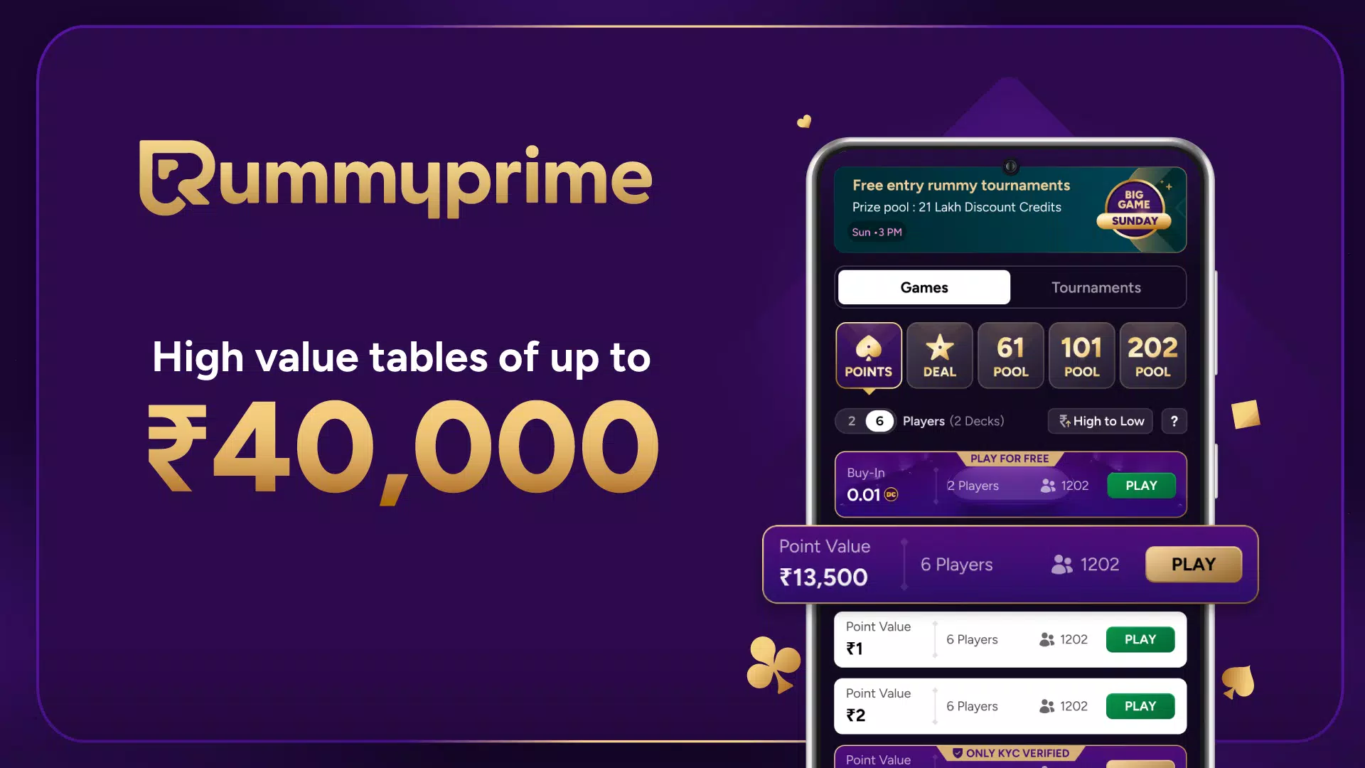 RummyPrime - Rummy Cash Game ภาพหน้าจอ 2