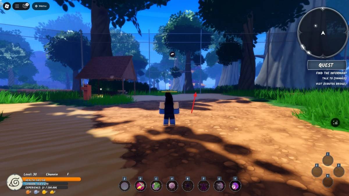 忍者時代的死森林入口的位置Roblox體驗