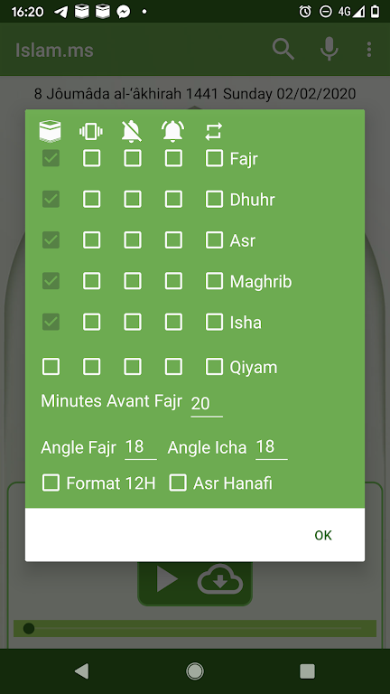 Islam.ms Prayer Times & Qiblah ဖန်သားပြင်ဓာတ်ပုံ 3