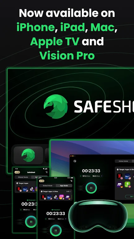 SafeShell VPN - Stream Freedom Скриншот 3