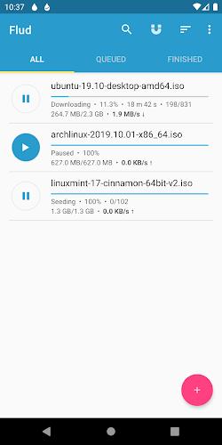 Flud - Torrent Downloader স্ক্রিনশট 0