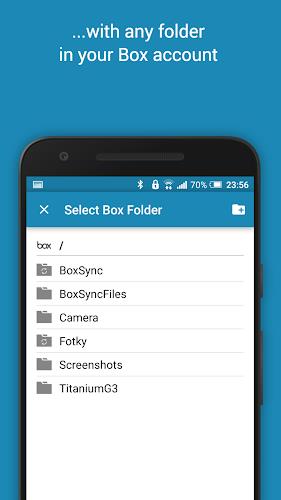 Schermata Autosync for Box - BoxSync 3