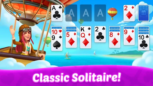 Schermata Solitaire: Card Games Mod 0