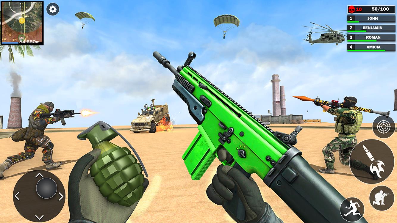 Fps Shooting Attack: Gun Games Schermafbeelding 1