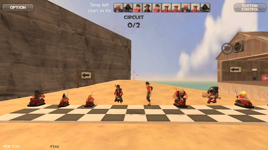 Team Kart Fortress TF2 Mobile Zrzut ekranu 2