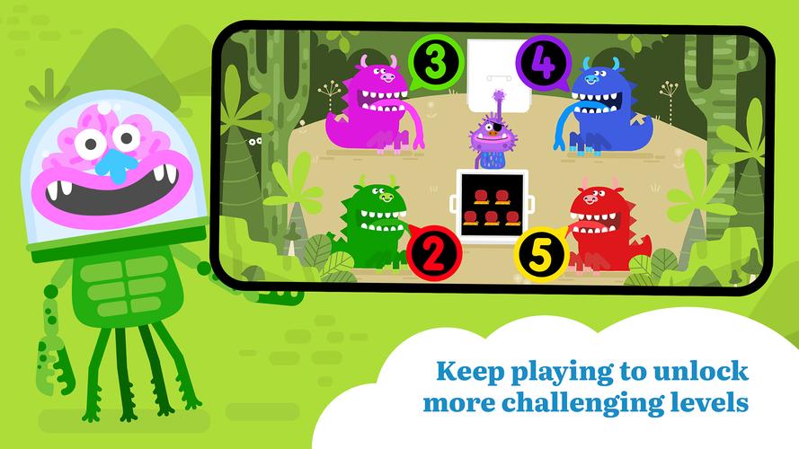 Teach Monster Number Skills Captura de tela 2