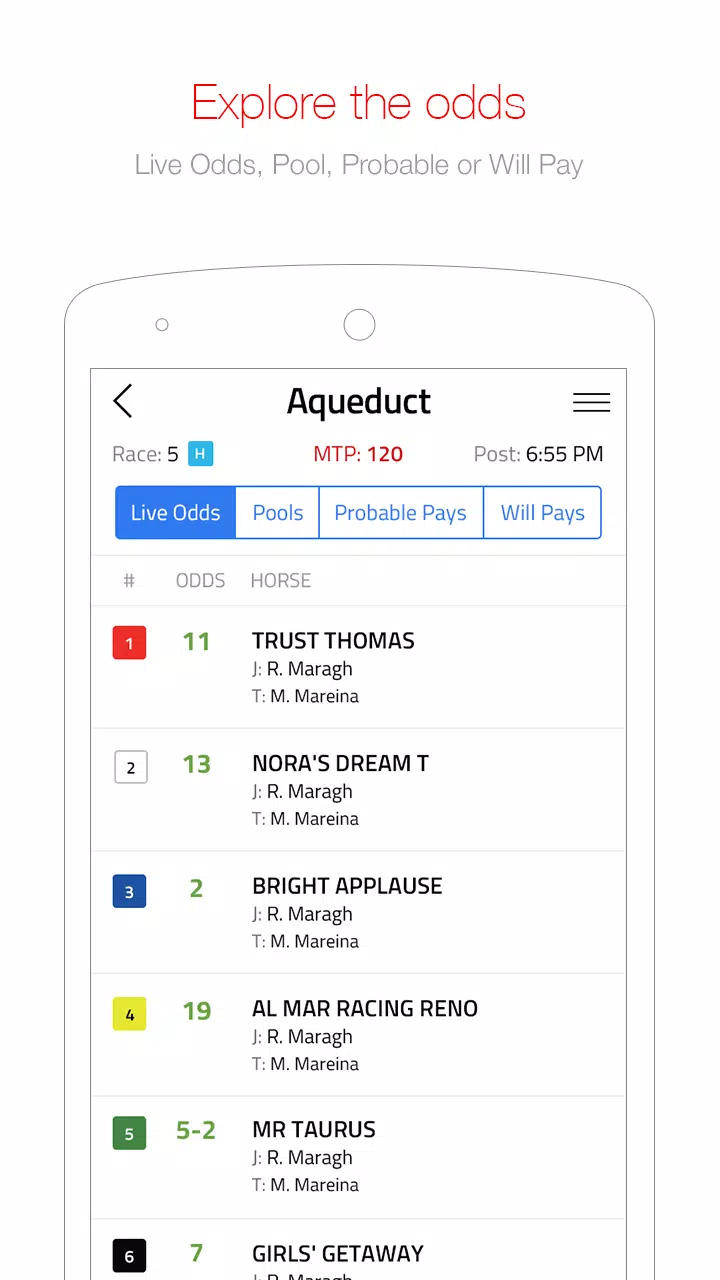 Daily Racing Form Zrzut ekranu 0