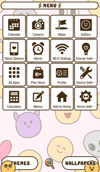 Enjoy Emoji Theme ภาพหน้าจอ 0